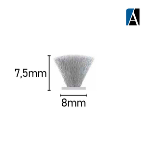 ESCOVA 7,5X8 (50MTS) CINZA