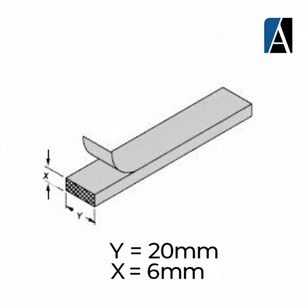 ESPUMA PEE ALTA DENSIDADE 20X6(50MTS)PRETA