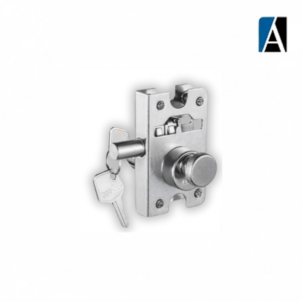 FECHADURA 1010 GIRO TRANQUETARED/CHAVE ESQ MM CROMADA