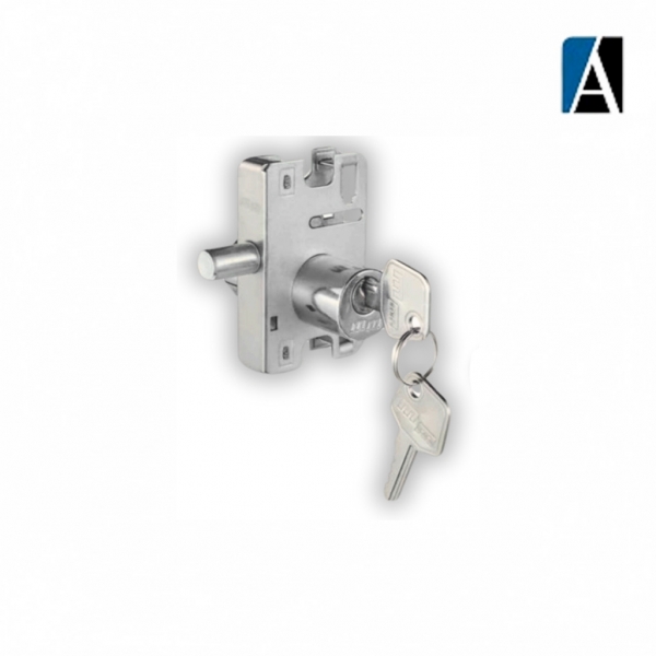 FECHADURA 1010 PORTA GIRO CIL REDONDO MM CROMADA