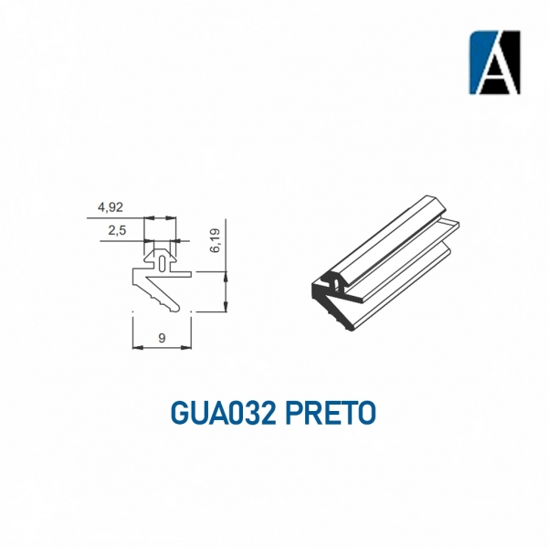 BORRACHA GUA032 ECO PVC (50MTS) PTO