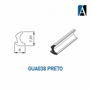 BORRACHA GUA038 ECO PVC(50MTS) PTO