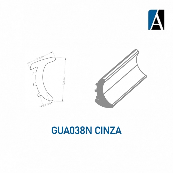 BORRACHA GUA038N ECO PVC (50MTS) CNZ