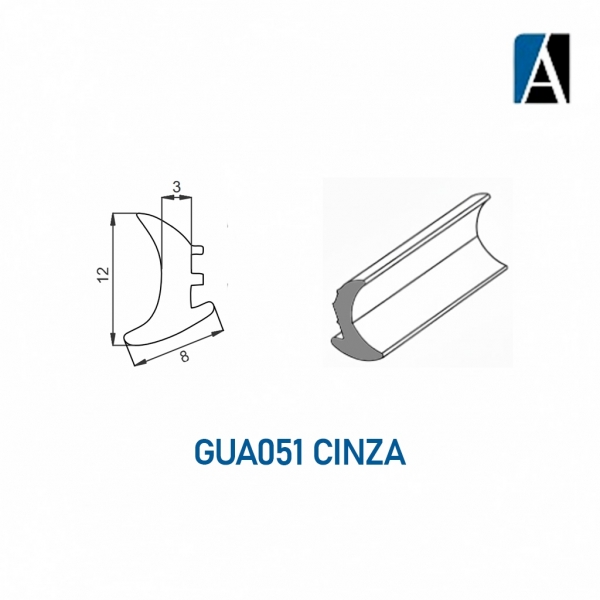 BORRACHA GUA051 ECO PVC (50MTS) CNZ