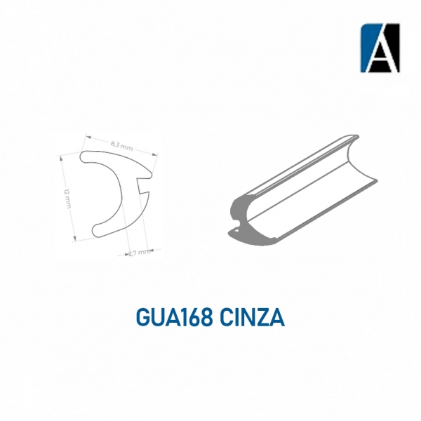 BORRACHA GUA168 ECO PVC (50MTS) CNZ