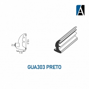 BORRACHA GUA303  ECO PVC (50MTS) PTO