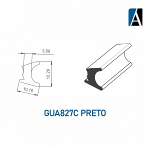 BORRACHA GUA827C ECO PVC (50MTS) PTO