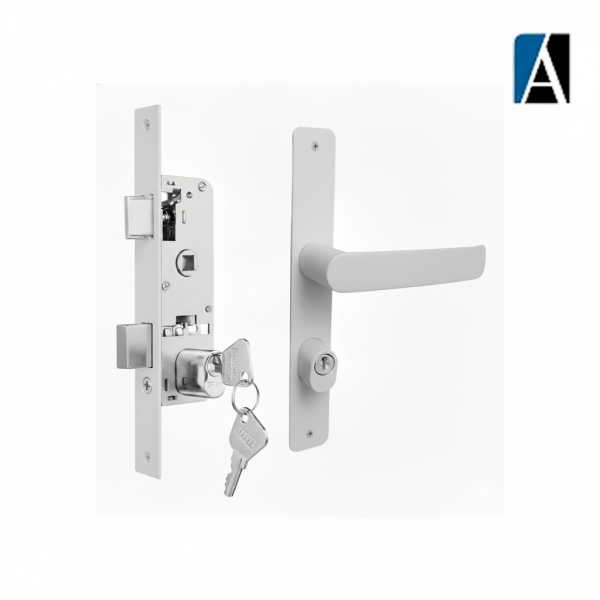 FECHADURA PORTA DE GIRO 1070 MM BCO