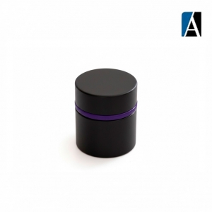 BOTAO PROLONGADOR REDONDO MACIÇO 2'' PRETO