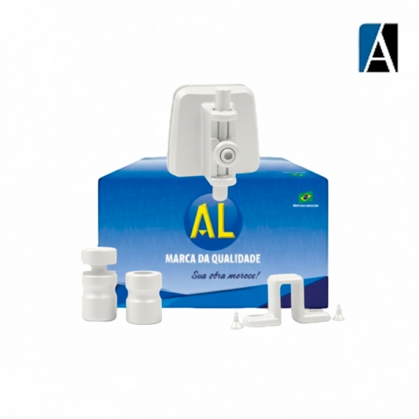 KIT 4 JANELA DE CORRER 2 FOLHAS 1335 MINI AL BCO