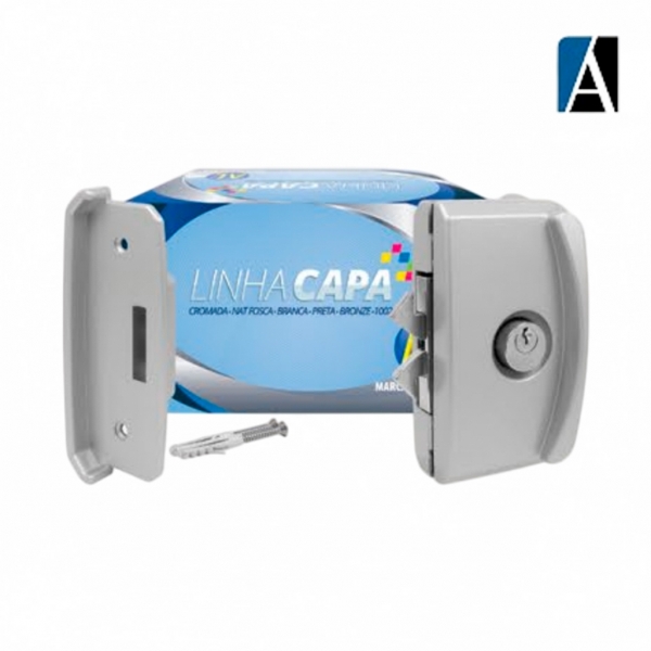 KIT 10 FECHADURA PARA PORTA CORRER V/A AL CAPA CRO