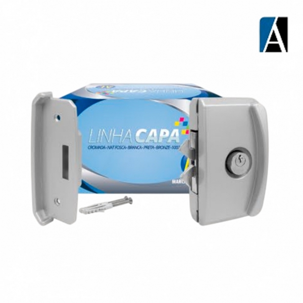 KIT 12 FECHADURA PARA JANELA CORRER V/A AL CAPA CRO