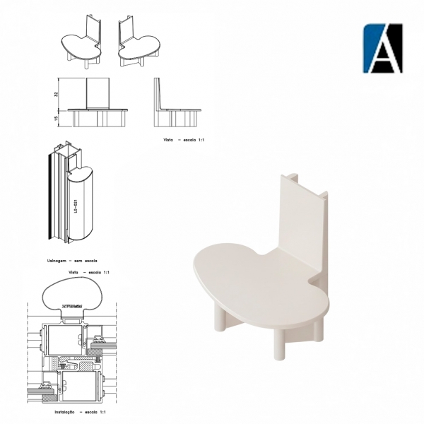 NYL400 PAR TAMPA TUBO LG021 BCO