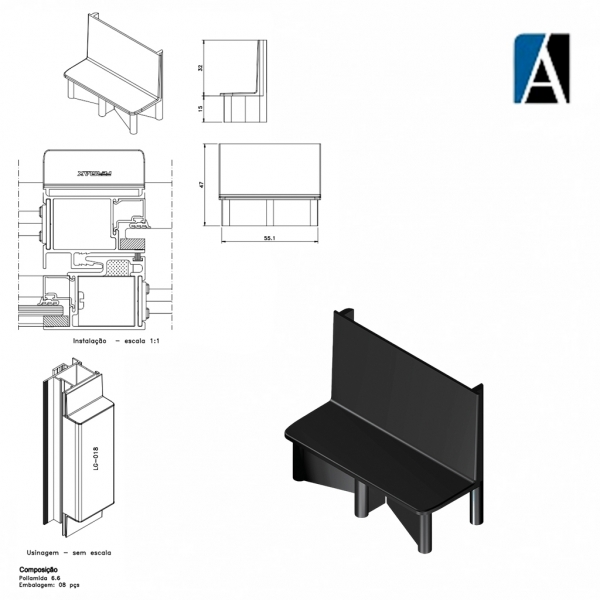 NYL401 TAMPA TUBO LG018 PTO