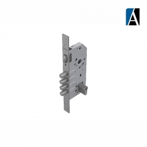 9700617 - FECHADURA 350/70 GIRO EURO PITONES ROLETE ROSETA SQUARE INOX