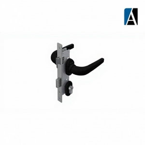 9001615 - FECHADURA GIRO 325/65 EURO MACANETA ROSETA PTO