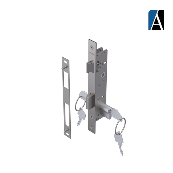 0000009001862 - FECHADURA GIRO UDINESE EURO/FLARE INOX (CORPO) UDINESE