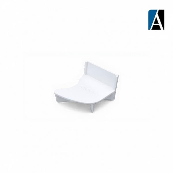 9302345 - TAMPA MONTANTE CHROMA NYL C/4 PARES (TAM026) BCO