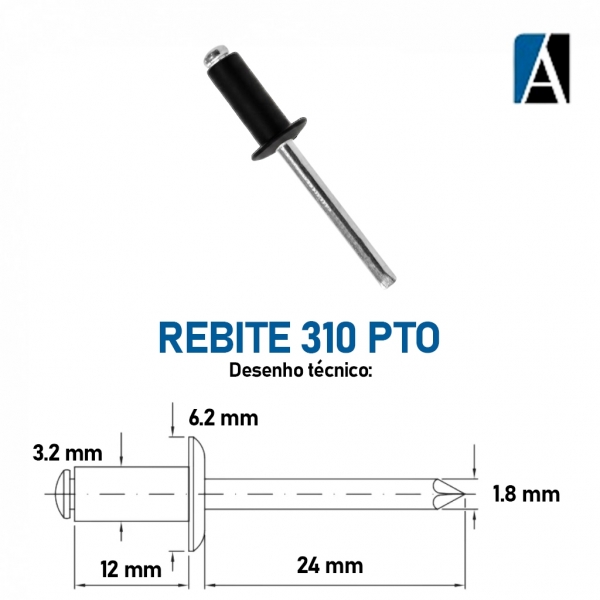 0000000000263 - REBITE 310 PTO (100UN)
