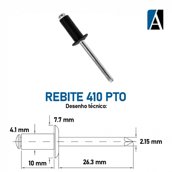 0000000000269 - REBITE 410 PTO (100UN)