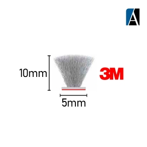 5X10 ADCZ - ESCOVA ADESIVA 5X10 (50MTS) CINZA