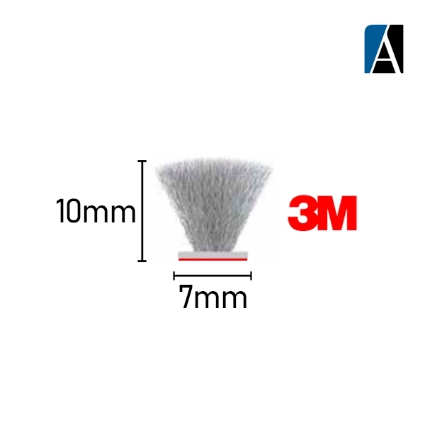 7X10 ADCZ - ESCOVA ADESIVA 7X10 (50MTS) CINZA