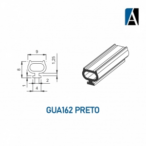 GUA162ECOPTO - BORRACHA GUA162 ECO PVC (50MTS) PTO
