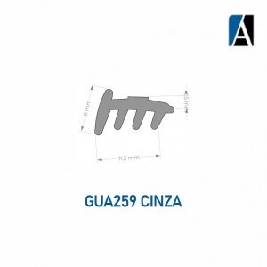 GUA259 - CINZA - BORRACHA GUA259 ECO PVC (50MTS) CNZ