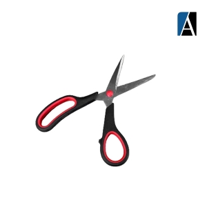 0000000000513 - TESOURA PROFISSIONAL 8 PRETA E VERMELHA