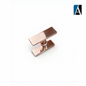 THP 2 RO - PUXADOR BOX BARRA CHATA ALUMÍNIO ROSE GOLD