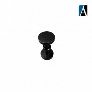 THP 3 PR - PUXADOR BOX REDONDO ALUMÍNIO PRETO