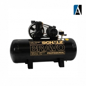 COMP200L - COMPRESSOR PROFISSIONAL SCHULZ BRAVO 200L SEMI NOVO