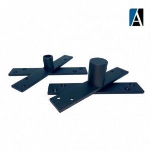 00000000001422 - KIT PIVOTANTE 300KG INOX COM ESFERA PRETA