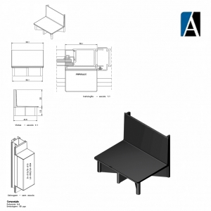 TMM45-012 - TAMPA MONTANTE GOLD NYL399 LG052 PTO