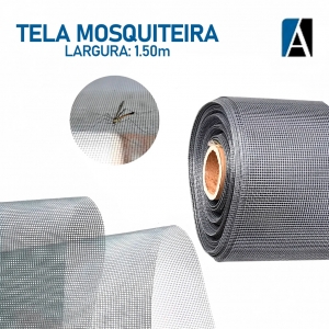 0000009901607 - TELA MOSQUITEIRA LARGURA 1,50M (ROLO C/ 30M)