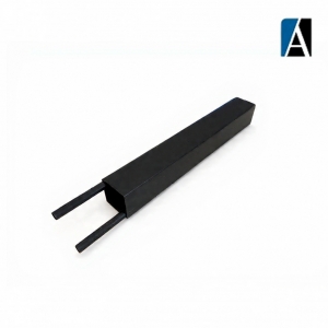 ANC76X76PTO - ANCORAGEM TUBO 76X76 COM DOIS PINOS 600MM PTO