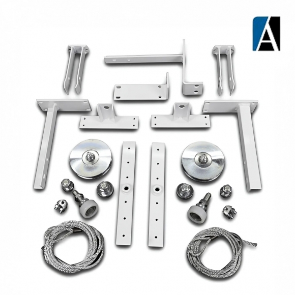 0000000000567 - KIT BASCULANTE PARA PORTÃO DE ALUMÍNIO