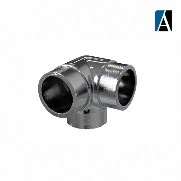 JS13C - CONEXAO TRIPLA PARA TUBO 2'' CROMADO 