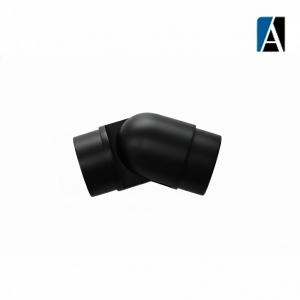 CONEXÃO ARTICULADA ALUMINIO REDONDA 2¨PRETO