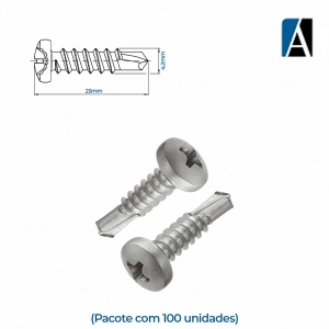 0000000000261 - PARAFUSO PANELA AUTO ATA. 4,2X25 (100UN)