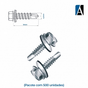 0000000000854 - PARAFUSO SEXTAVADO BROCANTE 4,2X19 (500UN)