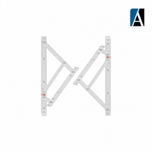 ARP60EB - BRAÇO FACHADA CX17 600MM REFORÇADO ALUMICONTE  BCO