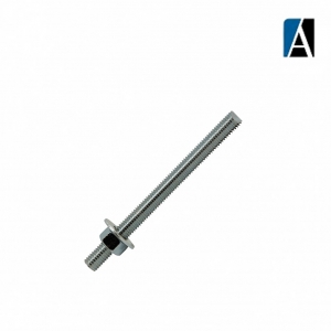 0000000000528 - PRISIONEIRO 3/8 X 130MM INOX 304 C/ PORCA E ARRUELA 3/8 INOX