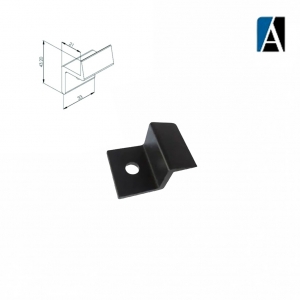 SUP626P - SUPORTE DE FIXAÇAO DO VIDRO GRADIL SUP626 PTO