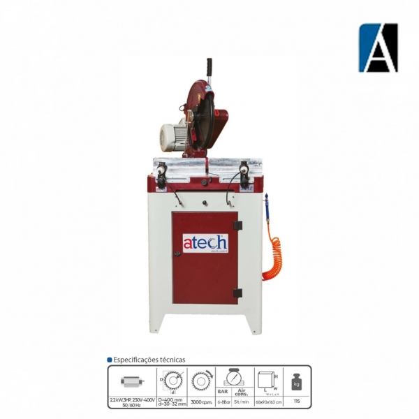 SKT3 - MAQUINA DE CORTE E DESCENDENTE MANUAL 400 MM - 380V TRIFASICO - 3PH - 60 FOM 